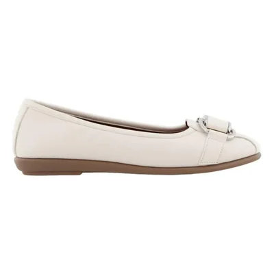 Zapatos aerosoles mujer dama bentley blanco flats style