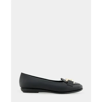 Flats aerosoles mujer dama bell negro bailarinas casual