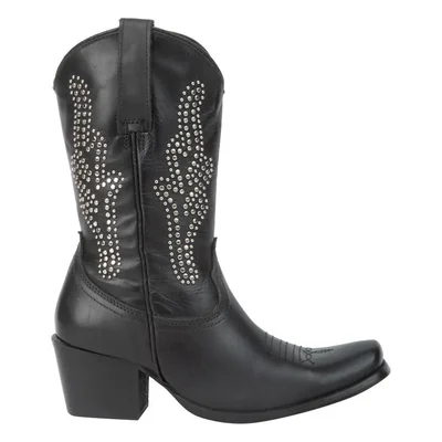 BOTA 3/4 DAMA JC MCCOY VAQUERO 1258209 COLOR NEGRO