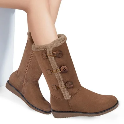 BOTA CORTA DAMA PINK TIPO UGG 1141786 COLOR CAMEL