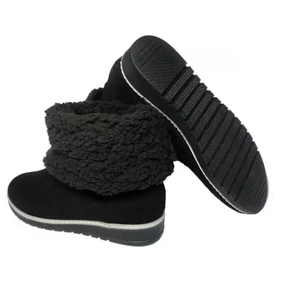 Bota Invernal Australia Corta Negro Nyxmart