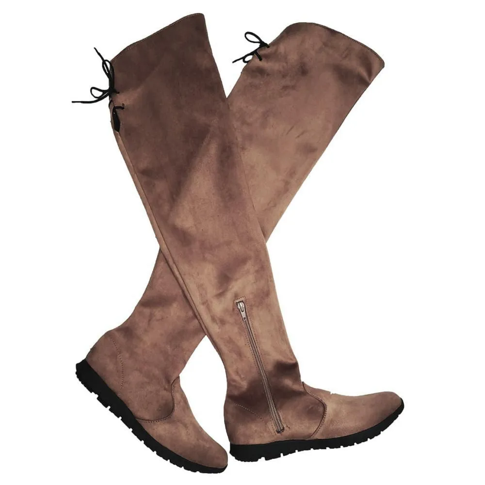 Bota Biker Piso para mujer Nutria Nyxmart