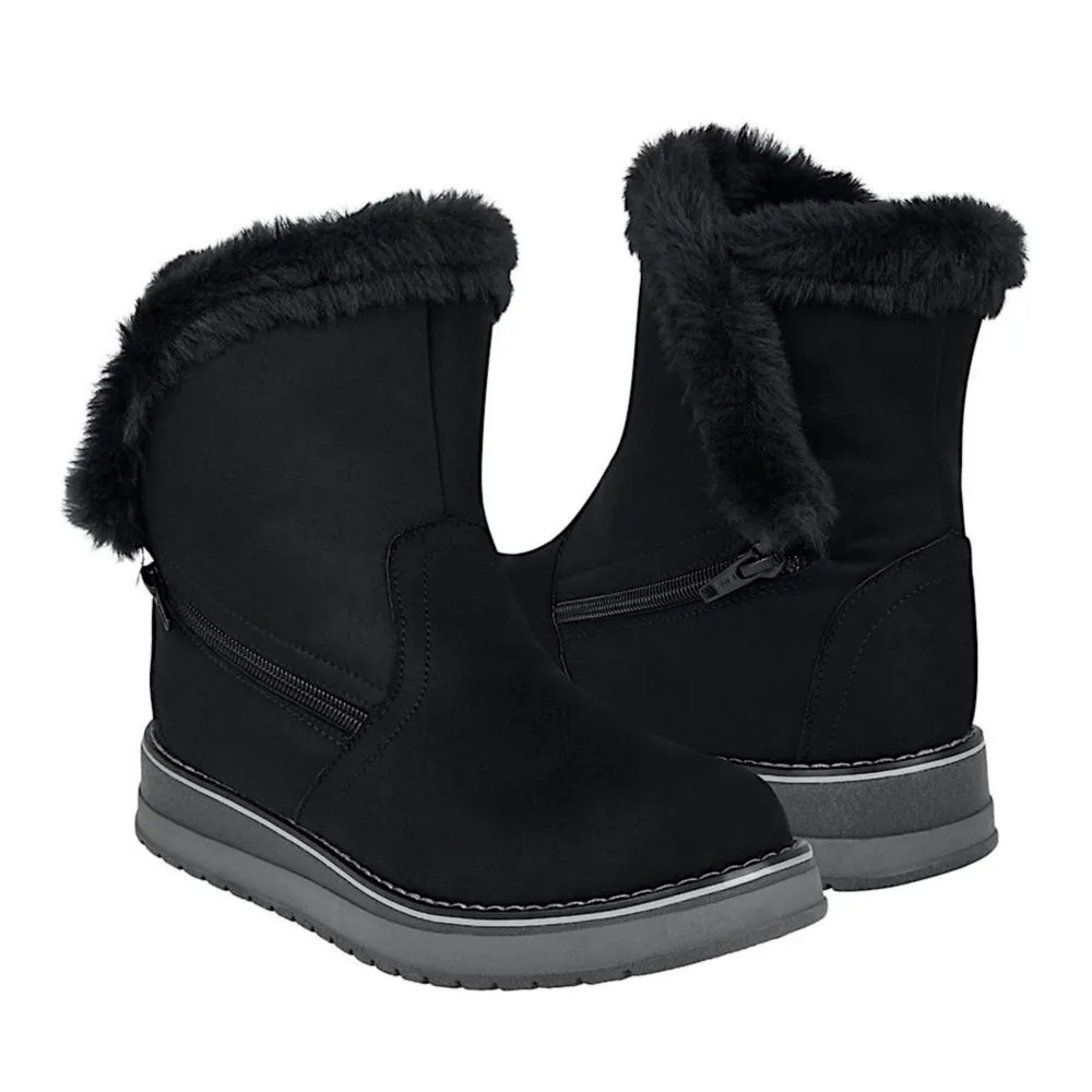 BOTINES STYLO MUJER 19513 SUEDE NEGRO