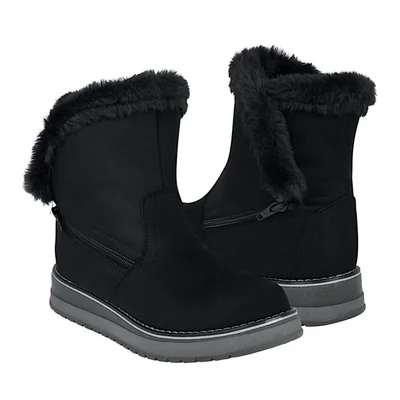 BOTINES STYLO MUJER 19513 SUEDE NEGRO