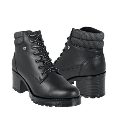 BOTINES STYLO MUJER 107 SIMIPIEL NEGRO