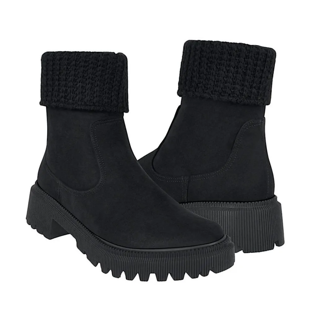 BOTINES MUJER SIENA 96169 SUEDE NEGRO