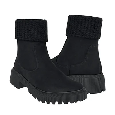 BOTINES MUJER SIENA 96169 SUEDE NEGRO