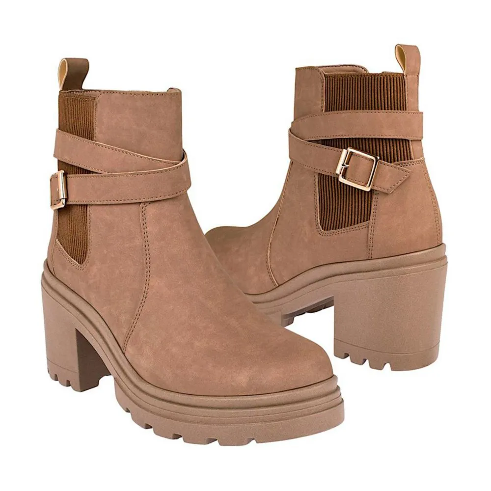 BOTINES DURANDIN MUJER 6813 SUEDE CAFÉ