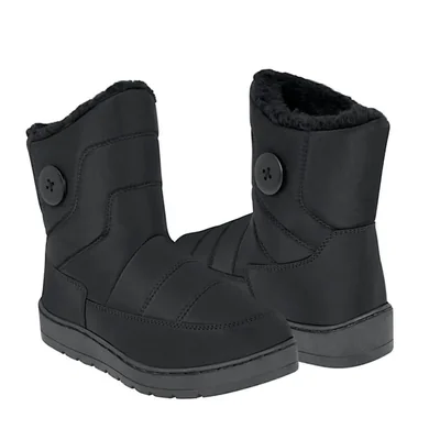 BOTINES DE INVIERNO DAMA STYLO 26419 TEXTIL NEGRO