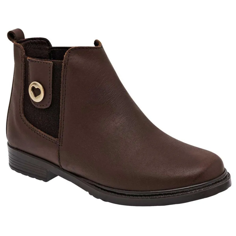 Abc Zapatitos Botín para mujer café, Cod.111839-2