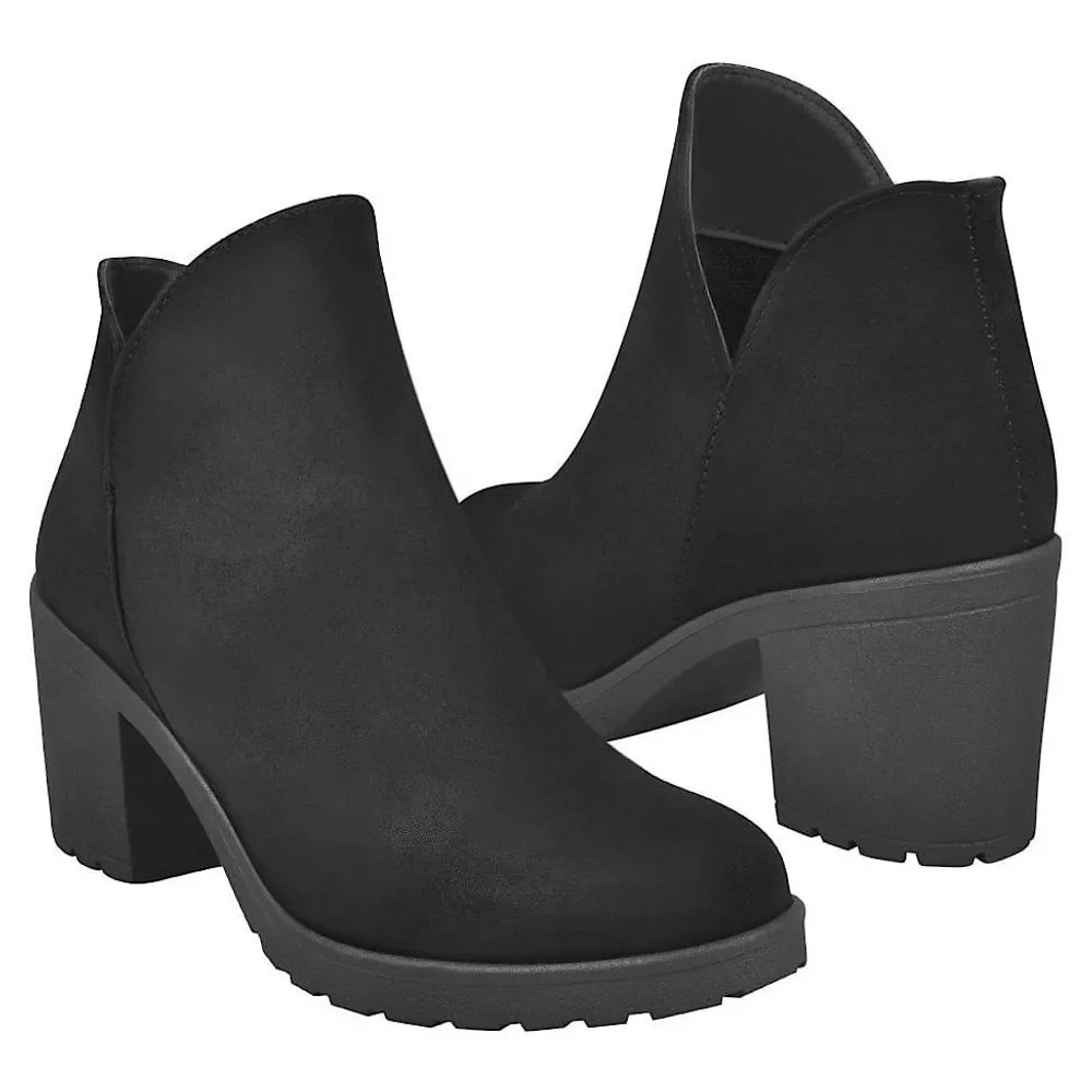 BOTINES CASUALES PARA DAMA STYLO 88-28 NEGRO