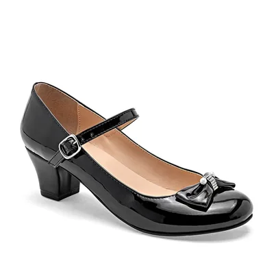 Caramel Zapatillas de fiesta para mujer negro charol, código 116412-2