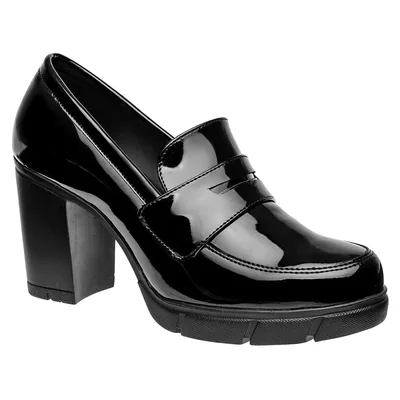 Green Love Zapatos para mujer negro charol, código 116047-1