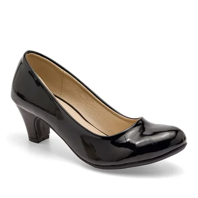 Poptops Zapatos para mujer negro charol, código 101469-1