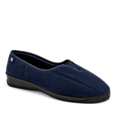 MORA CONFORT PANTUFLA AZUL Cod.130119CE