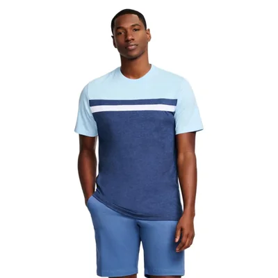 Camiseta IZOD Saltwater Graphic Blue Cantrell para hombre talla XL