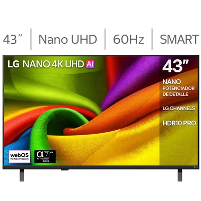 LG Pantalla 43" Nano UHD 4K Smart TV