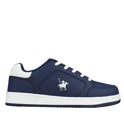 Tenis polo hombre york azul blanco casual