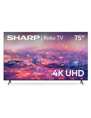 Sharp qled de 4k/uhd 4tc75hm6320u con roku tv con