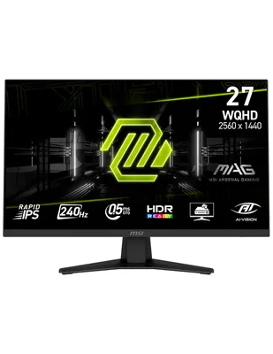 Monitor gamer MSI MAG 274QF X24 IPS wqhd 27 pulgadas