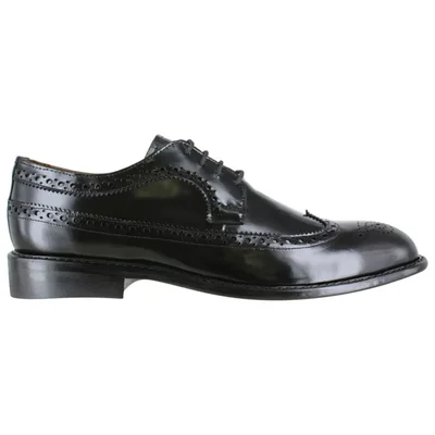 Zapato Vestir Hombre Enzo Frini 701 Camaleón Negro Cuero Casual