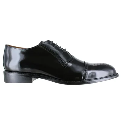 Zapato Vestir Hombre Enzo Frini 705 Camaleón Negro Cuero Casual
