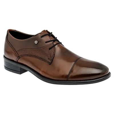 Lugo Conti Zapato de vestir para hombre camel, código 117012-1
