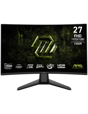 Monitor gamer MSI MAG 274CF X24 va Full HD 27 pulgadas