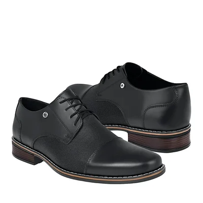 ZAPATOS CASUALES CABALLERO STYLO 8526 PIEL NEGO
