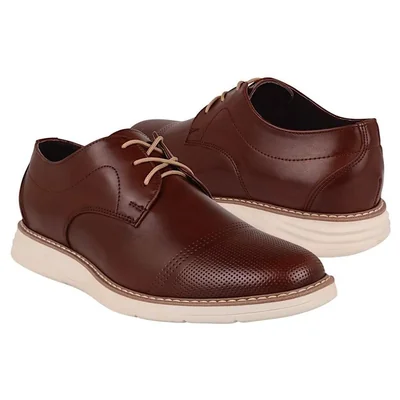ZAPATOS CABALLERO STYLO 4052 SIMIPIEL CAFÉ