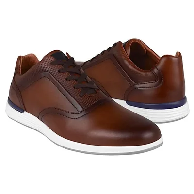 ZAPATOS CABALLERO STYLO 2302-1PG PIEL CAFÉ