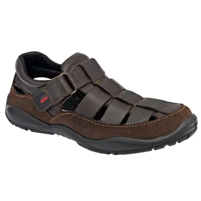 Audaz Sandalia para joven café, Cod.41302-2