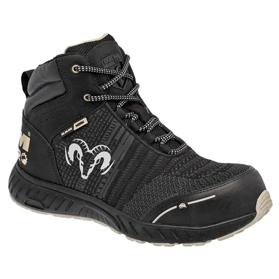 Ram Zapato industrial para hombre negro gris, código 117236-1