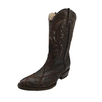 Botas Vaqueras El Chiqueado Piel Genuina Avestruz