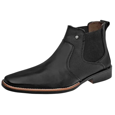 Lugo Conti Bota para hombre negro, código 80928-1