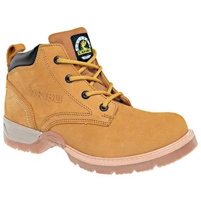 Caribu Zapato industrial para hombre camel, código 62923-1