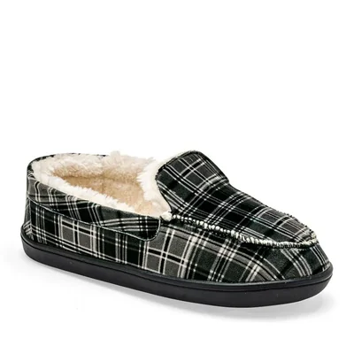 Mora Confort Pantufla para hombre negro gris, Cod.137418