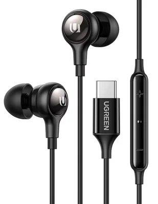 Audífonos In-Ear Ugreen alámbricos con cancelación de ruido