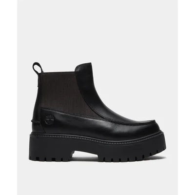 Botas Chelsea con plataforma Stone Street para Mujer, Negro