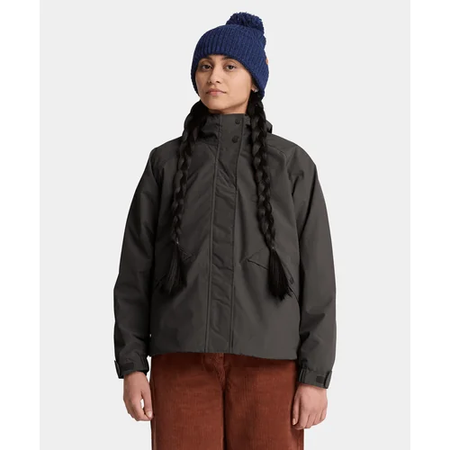 Chamarra impermeable 3 en 1 para mujer, Negro