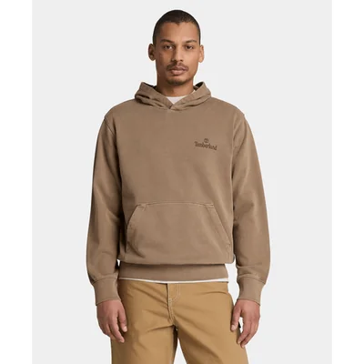 Sudadera con gorro South Cabot deslavada para hombre, Café