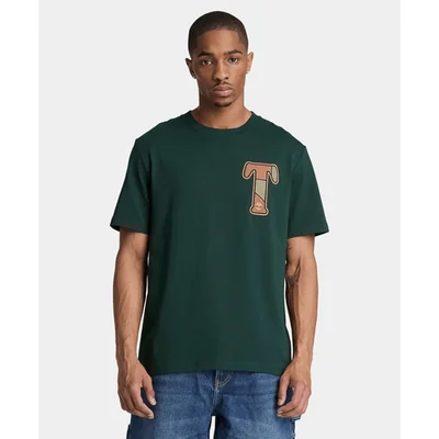Playera Gráfica de manga corta para hombre, Verde