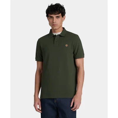 Polo de manga corta Oyster River para hombre, Verde