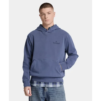 Sudadera con gorro South Cabot deslavada para hombre, Azul