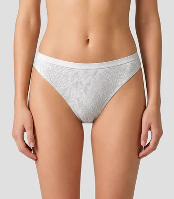Bikini bottom con estampado Mujer