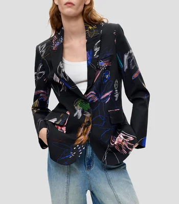 Blazer estampado Mujer