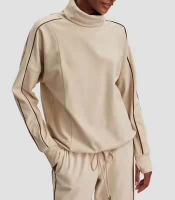 Sudadera Cerrada High Neck Mujer