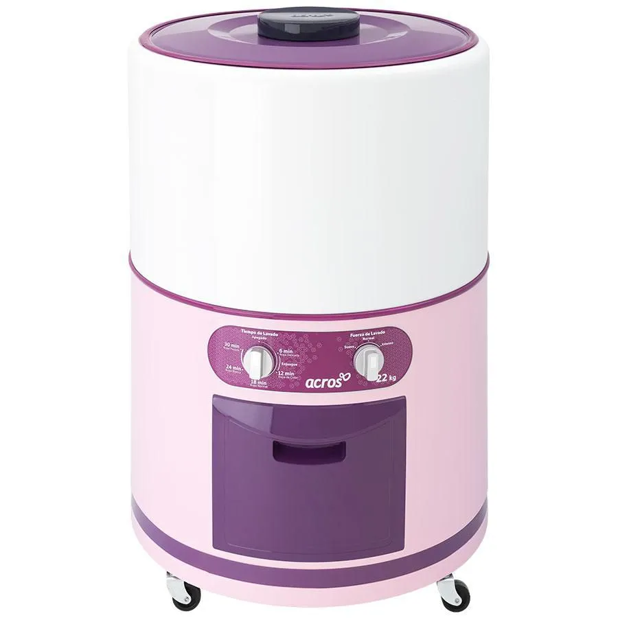 Lavadora una tina Acros 22kg ALFC2253ER Rosa