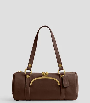 Bolsa Shoulder en suede Mujer