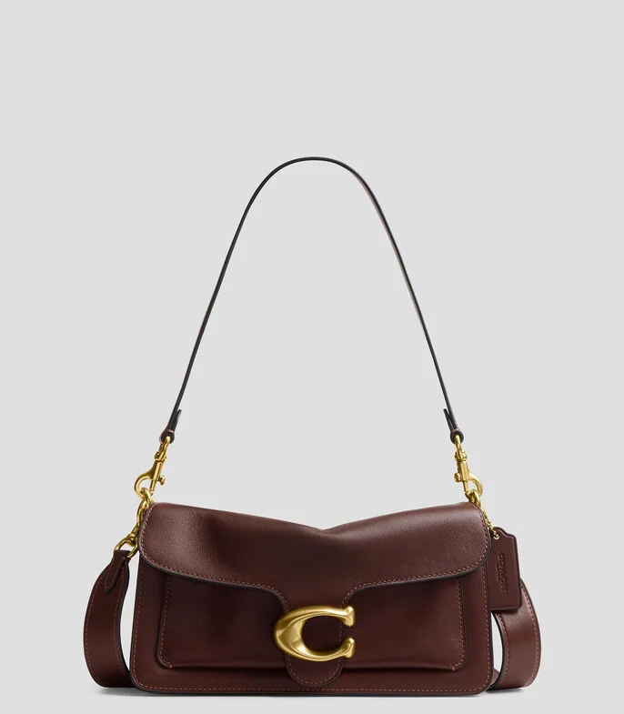 Bolsa shoulder en piel lisa Mujer